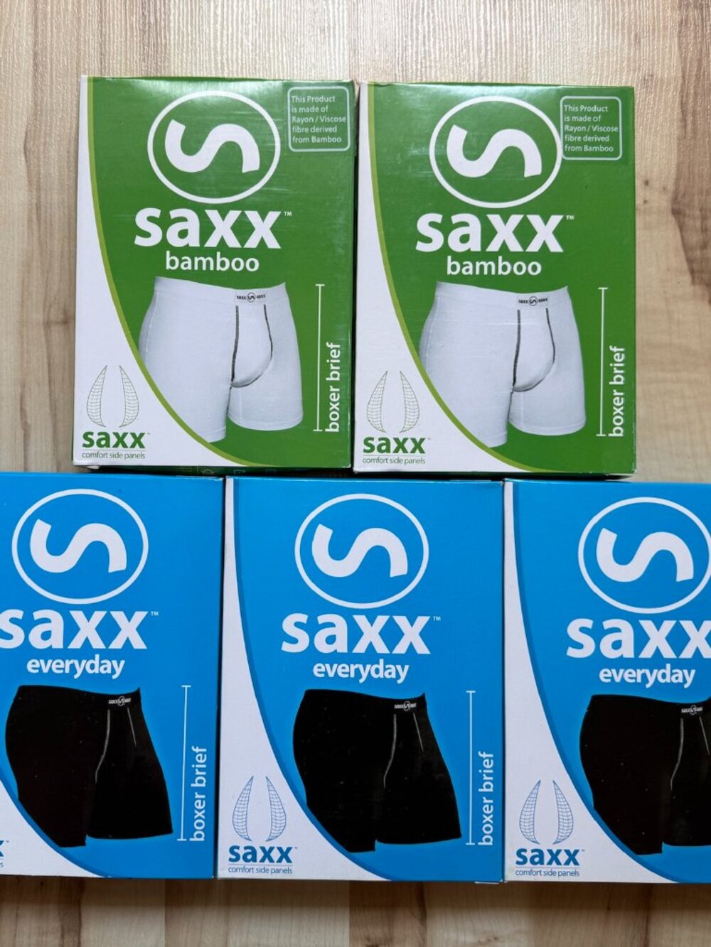 Bundle of SAXX Men's Underwear (5 pairs)